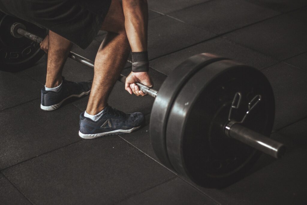 Barbell deadlift
